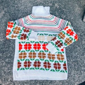 Vintage roll neck turtleneck sweater